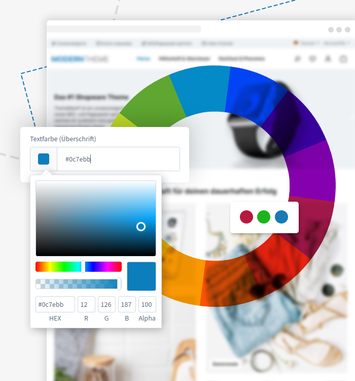 Extrem umfassende Farbanpassung