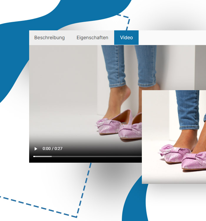 HTML5-Videos in der Beschreibung / Tab