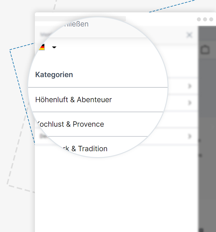 Offcanvas-Navigation