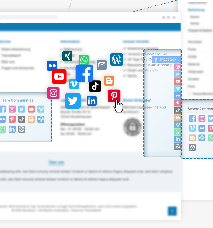Wide-, Boxed- und Fullwidth-Layout